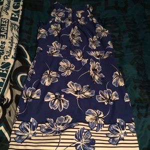 Pretty Blue & White Dress